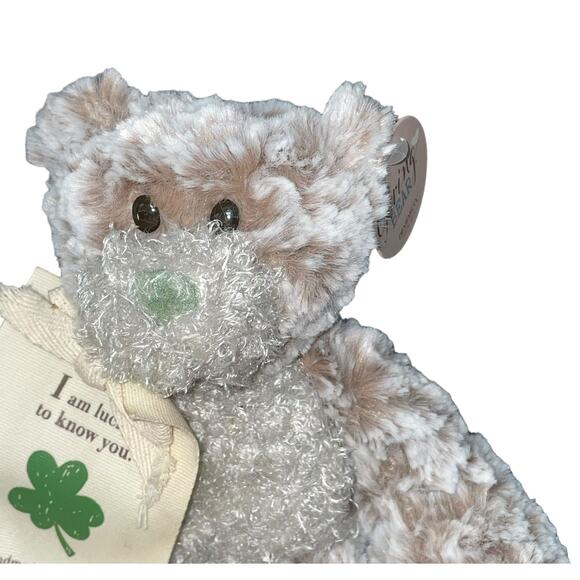 Demdaco Giving Bear Plush Shamrock I am Lucky to Know You Stuffed Animal Gift 9" - Picture 3 of 12